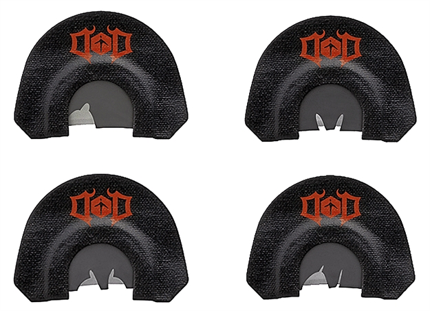Picture of Hunters Specialties Drury Outdoors Signature Turkey Tongue Series Mouth Calls 4-Pack (Cutter,Cutter Plus, Inverter, & Ghost) HS-DOD-MC-TS-4PK