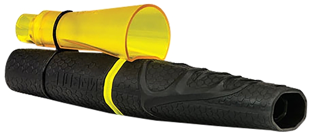 Picture of Hunters Specialties Hs100144 NO Bull Grunt/Growl Call Attracts Deer Species Black/Yellow Rubber HS-100144