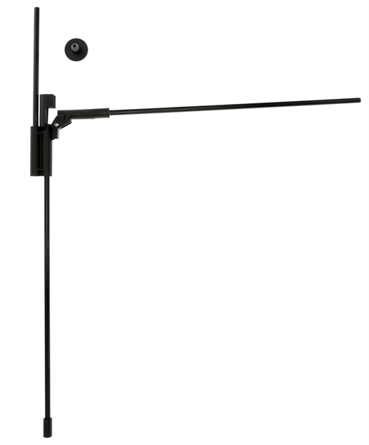 Picture of  Hunters Specialties Hsstr07034 Dual Position Strut Stake Turkey Species Black Fiberglass/Plastic