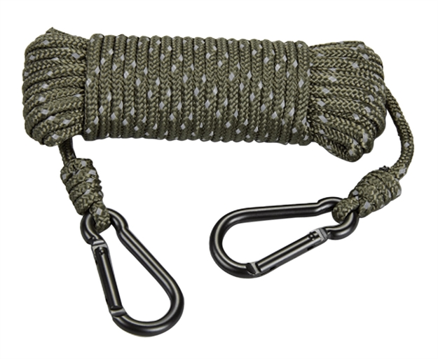 Picture of  Hunters Specialties 00775 Reflective Rope  Olive Drab 30' Long 021291007752