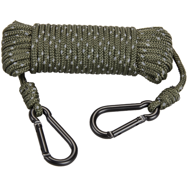 Picture of  Hunters Specialties 00775 Reflective Rope  Olive Drab 30' Long