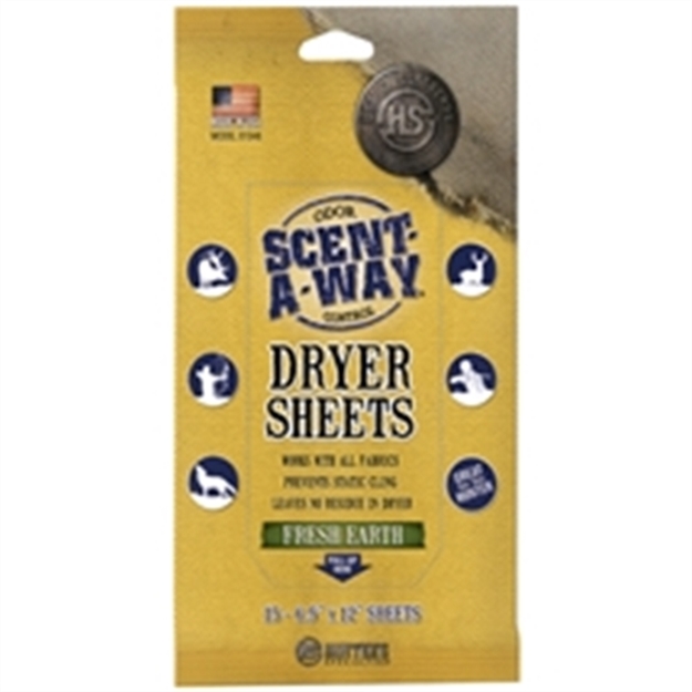 Picture of Hunter's Specialties Scnt Away Dryer Sheet Earth