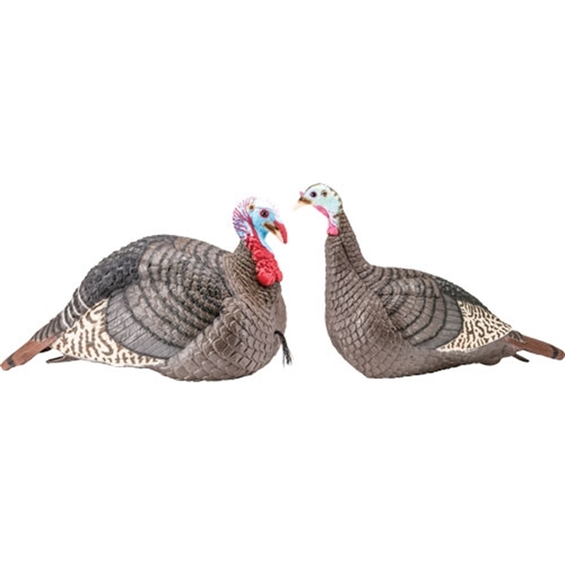 Picture of  HS Strut 100005 Strut-Lite Jake & Hen Combo Wild Turkey Species Multi Color Synthetic