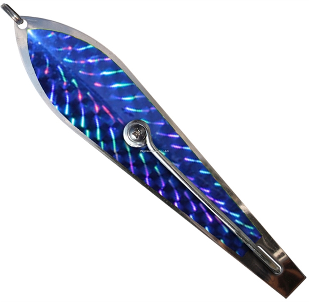 Picture of Huntington Eco Lure Spoon, 5 1/2", 9/0 Hook, Stainless Steel With Blue Flash Scale