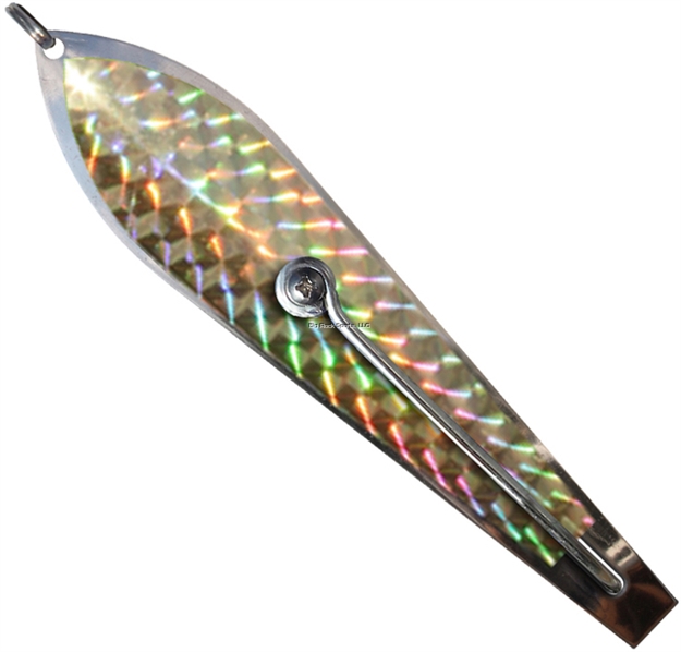 Picture of Huntington Eco Lure Spoon, 5 1/2", 9/0 Hook, Stainless Steel With Gold Flash Scale