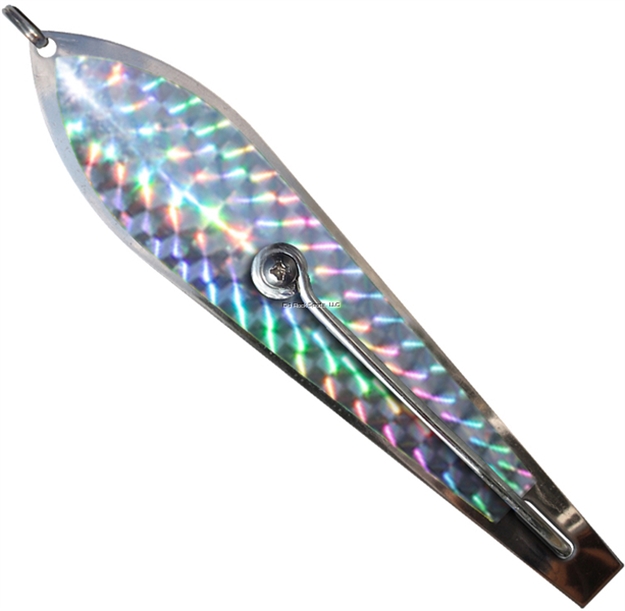 Picture of Huntington Eco Lure Spoon, 5 1/2", 9/0 Hook, Stainless Steel With Sliver Flash Scale
