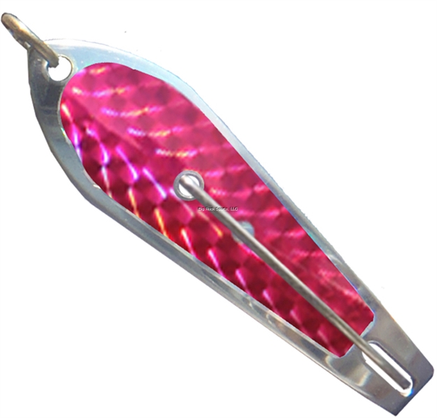 Picture of Huntington Original Drone Spoon, 2 1/4", 1/6 Oz, 3/0 Hook, Hot Pink Flash Scale