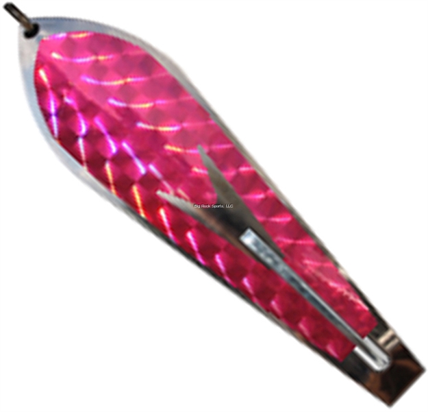 Picture of Huntington Original Drone Spoon, 4 1/4", 5/8 Oz, 7/0 Hook, Hot Pink Flash Scale