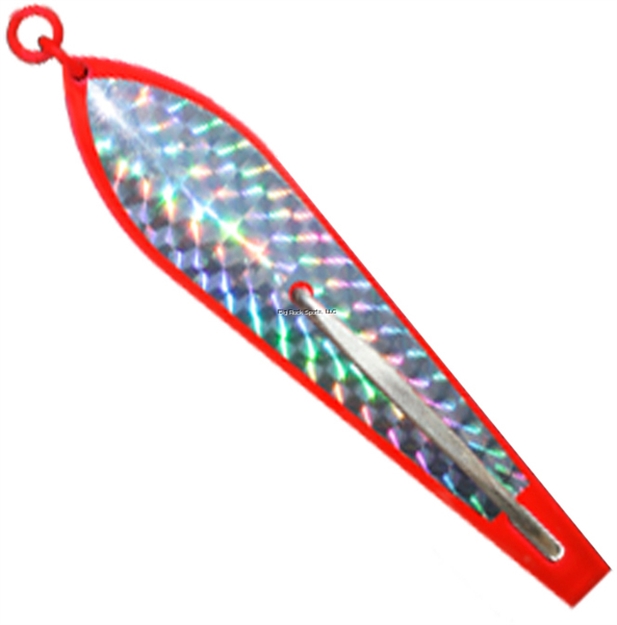 Picture of Huntington Original Drone Spoon, 5 1/2", 1 1/8 Oz, 10/0 Hook, Rocket Red With Silver Flash Scale