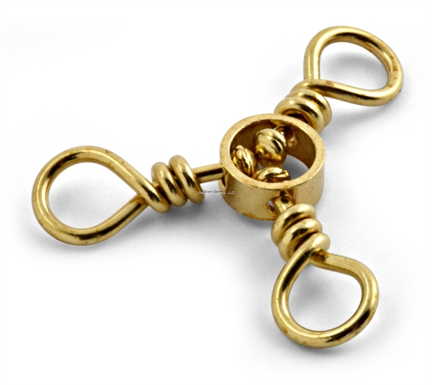 Picture of Hurricane HR Brass 3-Way Swivels Sz6 6Pk