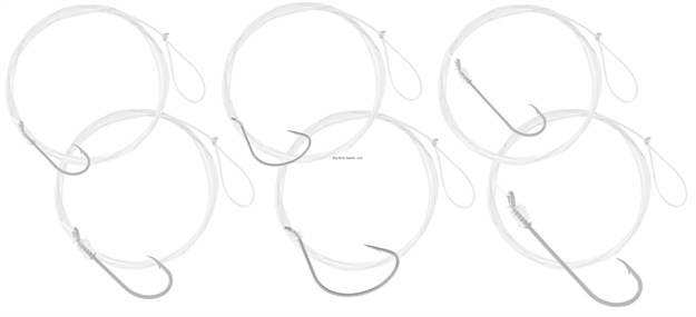 Picture of Hurricane Saltwater Snelled Hooks 30Pack