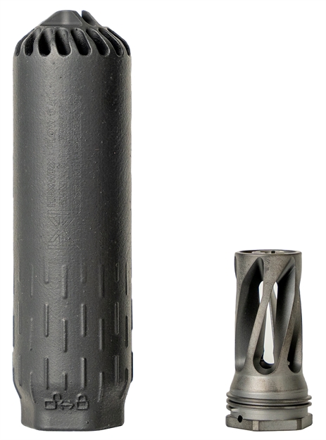 Picture of Huxwrx Flow 6K Kit Suppressor W/ Flash Hider Blk 3219