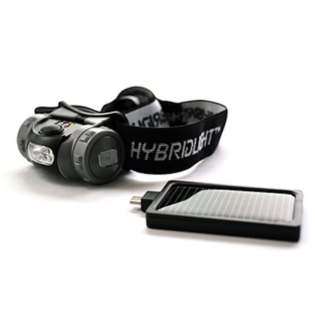 Picture of Hybrid Light Solar Head Light 75Lum Blk