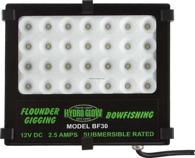 Picture of Hydro Glow 30W Led, 12V, Led Floodlight, Daylight White, Submersible Rated 6', 10' Cord