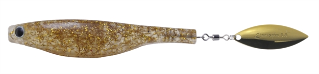 Picture of Hyperlastsics Dartspin 4.5In See-Through Clear- Gold