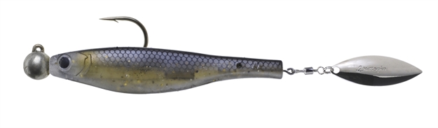 Picture of Hyperlastsics Dartspin Pro Jig Head 4.5In Black Shiner - Silver