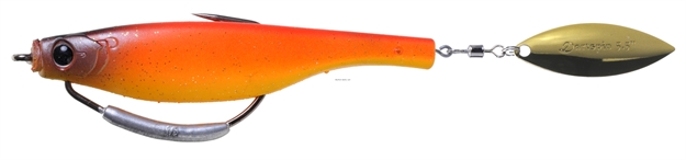 Picture of Hyperlastsics Dartspin Pro Weedless 7In Sunset - Gold