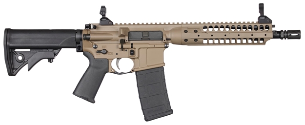 Picture of  Lwrc Ica5r5ck16ca Individual Carbine A5 *Ca Compliant 5.56X45mm Nato 16.10" 10+1 Flat Dark Earth Cerakote Black Adjustable Stock Black Polymer Grip