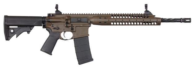Picture of  Lwrc Ica5rpbc14p Individual Carbine A5 5.56X45mm Nato 14.70" 30+1 Patriot Brown Black Adjustable Stock Black Magpul Moe+ Grip 854026005484