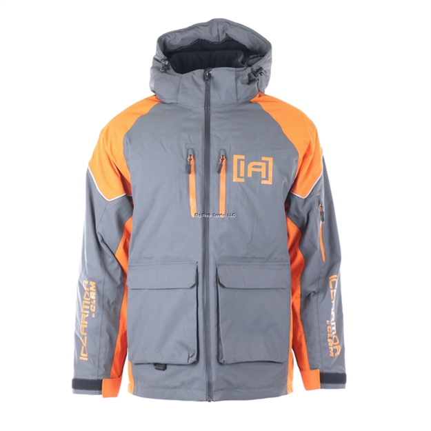 Picture of Ice Armor IA Rise Float Parka - 3Xl (Charcoal/Orange)