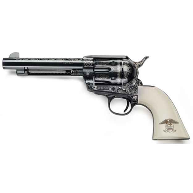 Picture of Ifc 1873 SA 357Mag 4.75 Blued Laser Engrv White