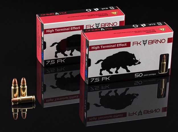 Picture of FK Brno US Fkammof950 F9  7.5Fk 101Gr Copper Flat Nose 50 Per Box/10 Case FK-AMMOF9-50