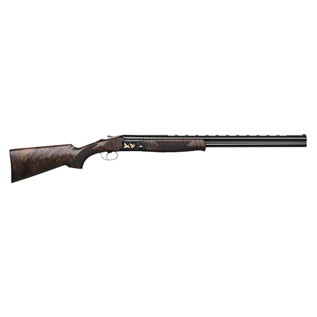 Picture of F.A.I.R. Frslx600bl1628 Slx 600  Full Size 16 Gauge Break Open 3" 2Rd 28" Black Over/Under Vent Rib Barrel, Black Engraved Stainless Steel Receiver, Fixed Walnut Stock, Technichoke System SLX600B1628