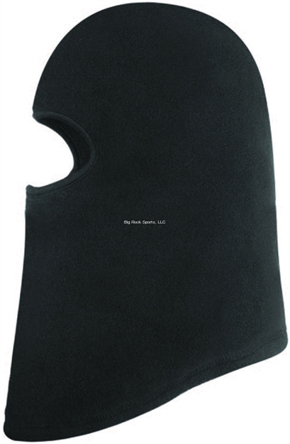 Picture of Hot Shot 95% Polyester/5% Spandex, 4-Way Stretch Microfleece Balaclava, Single Ply, Spandex Binding, Black, One Size