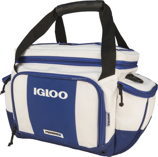 Picture of Igloo Marine Ultra Tacklebox Cooler, 18 Cans, White/Navy