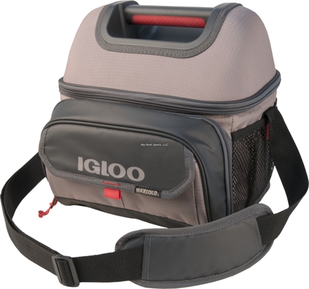 Picture of Igloo Outdoorsman Hard Top Gripper 22, 22 Cans, Sandstone/Red