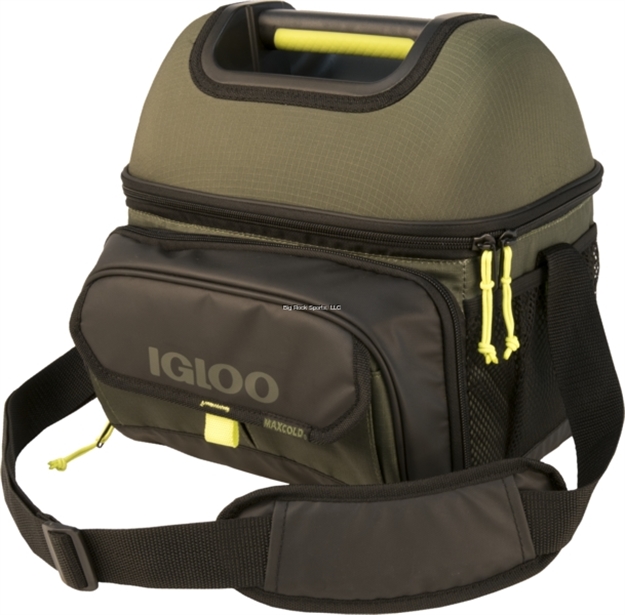 Picture of Igloo Outdoorsman Hard Top Gripper 22, 22 Cans, Tank Green/Black