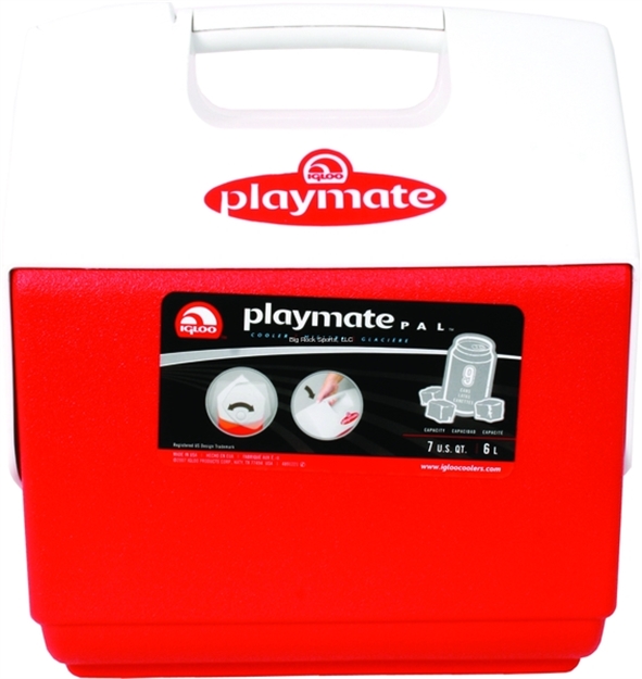 Picture of Igloo Playmate Pal 7Qt Cooler, Red, 9/Can