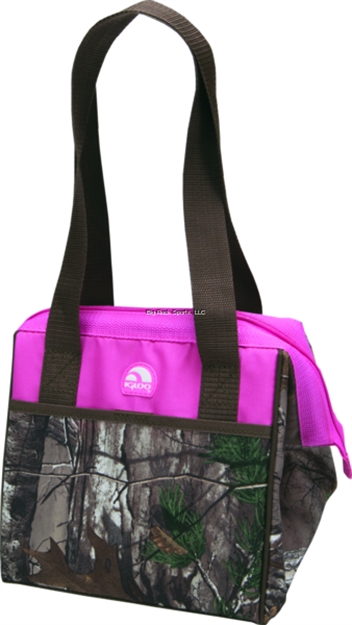 Picture of Igloo Realtree Leftover Tote Softside Cooler Camo/Pink