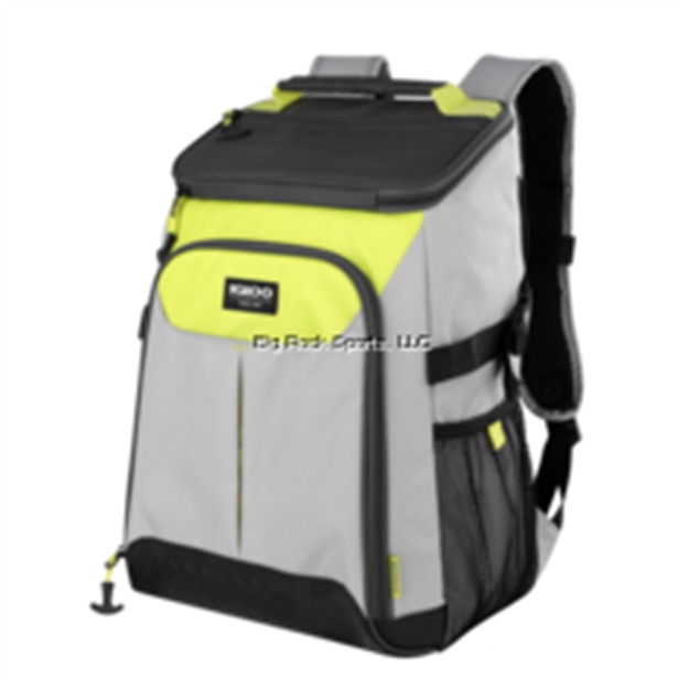 Picture of Igloo Trek 28 Qt. Softside Backpack Gray/Acid Green