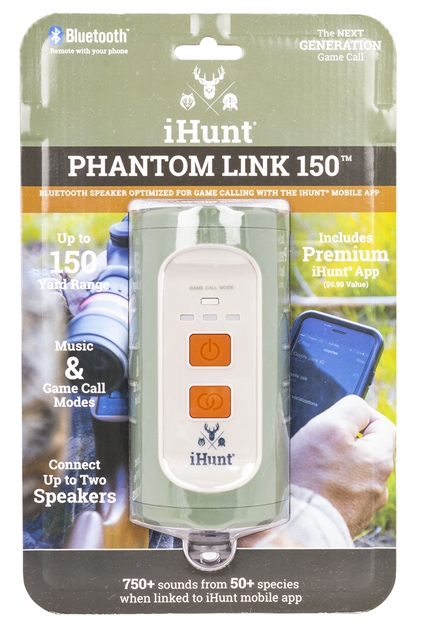 Picture of  Ihunt Ihp150 Phantom Link 150 Bluetooth Speaker Optimized For Game Calling W/Ihunt Mobile App, Waterproof, 750 Preloaded Calls
