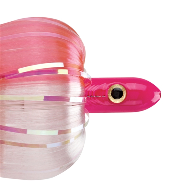 Picture of Iland Crusader Trolling Lure, 7 1/2", 8 Oz, 3-D Eyes, Pink Head, E Pink & E White Skirt