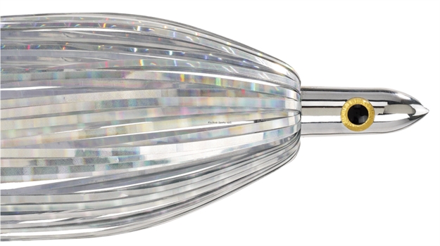 Picture of Iland Ilander All Mylar Trolling Lure, 7 1/4", 2 1/2 Oz.,  Chrome Head Silver Bullet Mylar Trolling Lure,