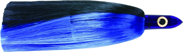 Picture of Iland Ilander Trolling Lure, 8 1/4", 2 1/2 Oz, 3-D Eyes, Blue Head/Black & Blue Skirt, 6 - 8 1/2 Kts