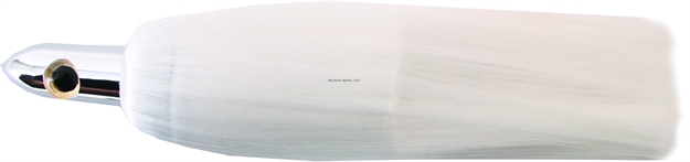 Picture of Iland Ilander Trolling Lure, 8 1/4", 2 1/2 Oz, 3-D Eyes, Chrome Head/Crystal Skirt, 6 - 8 1/2 Kts