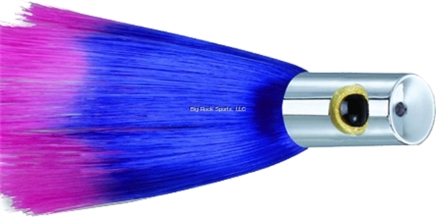 Picture of Iland Sailure E-Series Trolling Lure, 5 1/2", 1/2 Oz, 3-D Eyes, Conical Chrome Head/E Blue & E Pink Skirt, 5 - 8 Kts