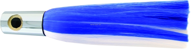 Picture of Iland Sailure Trolling Lure, 5 1/2", 1/2 Oz, 3-D Eyes, Conical Chrome Head/Blue & Crystal Skirt, 5 - 8 Kts