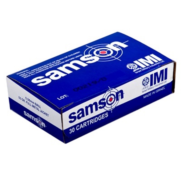 Picture of Imi Samson Ammo 5.56 Nato 55Gr Fmj 30/Bx