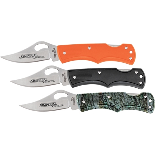 Picture of Imperial Knife 3-Pack Lockback 2.3" Blade Orange/Black/Camo