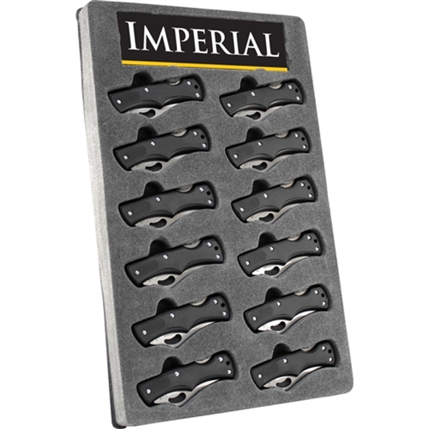 Picture of Imperial Knife Rubber Lockback 2.3" Blade 12-Piece Per Disply