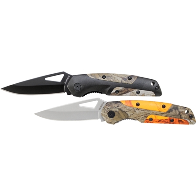 Picture of Imperial Knife Snowblind Liner Lock 3" Blade 2-Pack Blaze/Cmo