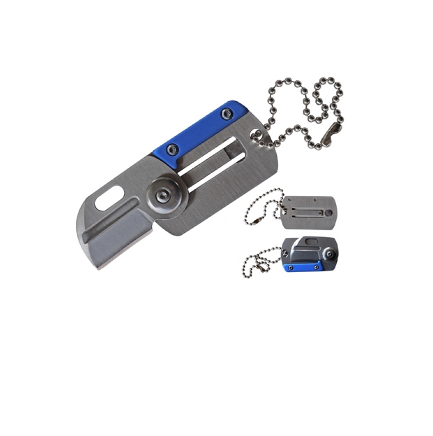 Picture of Impulse Product Dog Tag Folder 1.6 IN Blade Blue SS Handle