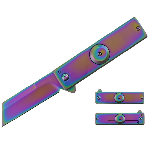 Picture of Impulse Product Spinner Folder 3.0 IN Rainbow Blade And Hndl