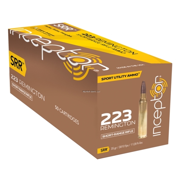 Picture of Inceptor Ammunition Inceptor Ammo, 223 Remington 35Gr Srr Short Range Rifle, Box Count 50, Sport Utility Ammo