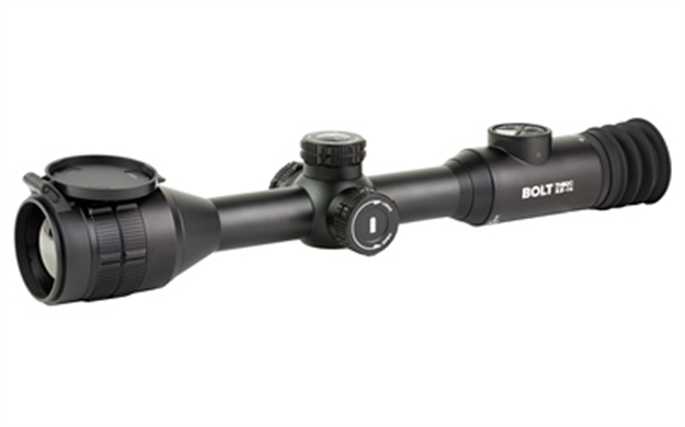 Picture of  Iray Usa Th50cv2 Bolt Th50c V2 Thermal Weapon Sight Thermal Rifle Scope Black 3.5X 50Mm, Multi- 2 Dynamic/5 Static Reticle, Digital 4X Zoom 640X512, 50 HZ Resolution Features Stadiametric Rangefinder 850048751019
