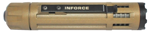 Picture of Inforce 6Vx-B-W 6Vx White 40/300 Lumens Cr123a Lithium (2) Tan